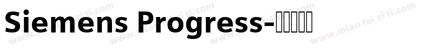 Siemens Progress字体转换
